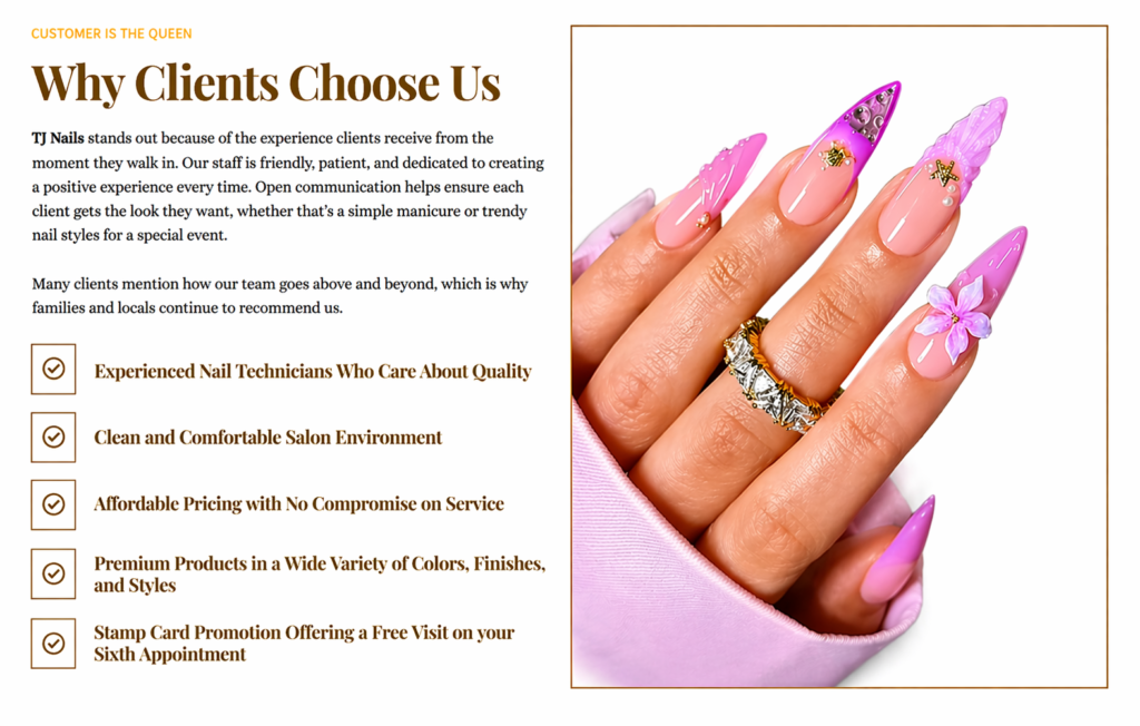Nail salon in Lebanon, OH 45036